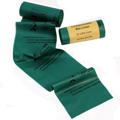 5-6L Compostable Bin Liners Plant-based
