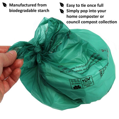 5-6L Compostable Bin Liners Plant-based