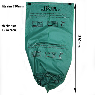 5-6L Compostable Bin Liners Plant-based - 6