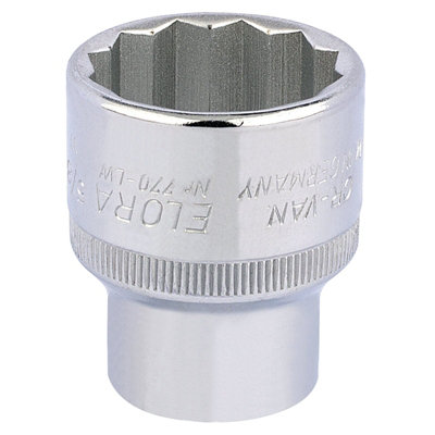 5/8" 1/2" Square Drive Elora Whitworth Bi-Hexagon Socket 24872