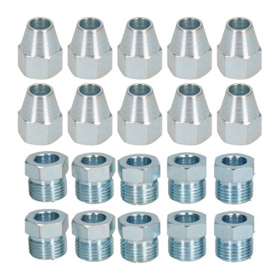 2 X Raccordo Maschio 1/2" X 20 Per Tubo Freno 4,75 Mm - Foto 8