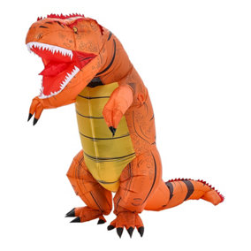 5.9ft Yellow Adult Dinosaur Inflatable Costume Cosplay