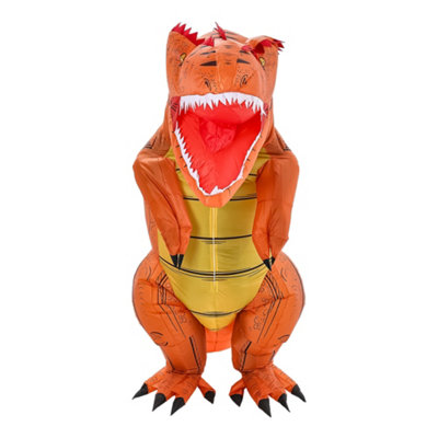 5.9ft Yellow Adult Dinosaur Inflatable Costume Cosplay