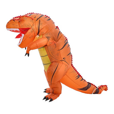 5.9ft Yellow Adult Dinosaur Inflatable Costume Cosplay