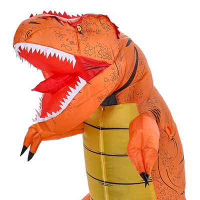 5.9ft Yellow Adult Dinosaur Inflatable Costume Cosplay