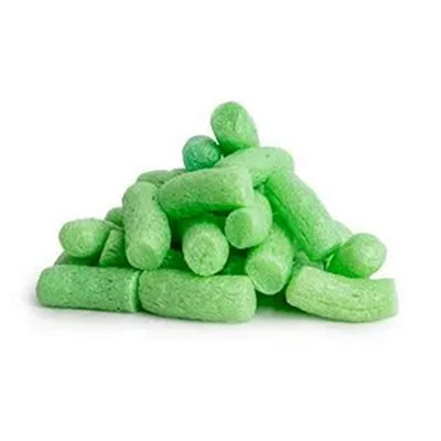 5 Cubic Ft Green Eco Flo Biodegradable Packing Peanuts Protective Void Loose Fill Postal Mailing Packaging - 3