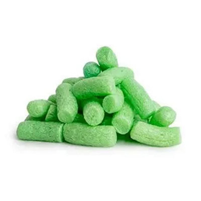 5 Cubic Ft Green Eco Flo Biodegradable Packing Peanuts Protective Void Loose Fill Postal Mailing Packaging