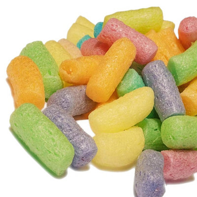 5 Cubic Ft Multi Coloured Biodegradable Eco Flo Loose Fill Protective Packing Peanuts  Postal Mailing Packing Void Filler