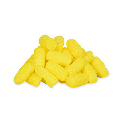 5 Cubic Ft Yellow Eco Flo Biodegradable Packing Peanuts Protective Void Loose Fill Postal Mailing Packaging - 3
