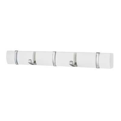 Quality Heavy Duty 4 Double Coat Hooks Wall Or Door Mountable in