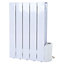 5 Fins 900W Electric Oil Filled Radiator Space Heater with LED Screen 3 Heat Settings W 450mm