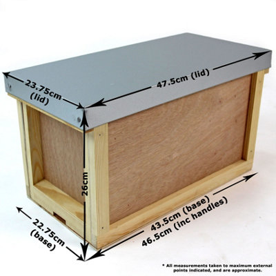 5 Frame Nucleus Beehive made from top quality pine - 4