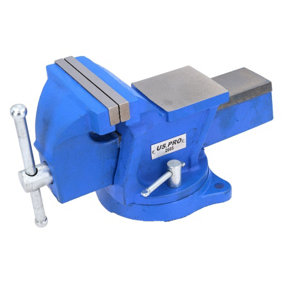 5" Heavy Duty Engineer Swivel Bench Vice Vise Clamp Workbench with Anvil