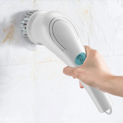 5 in 1 Electric Handheld Cleaning Brush with 5 Brush
