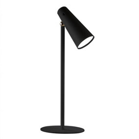 5-in-1 High Vision LED Light - Height Adjustable Touch Control Floor, Table, Shelf, Headboard or Torch Lamp - H42-112cm, Black