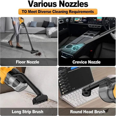 5 in 1 Multipurpose Cordless Handheld Vacuum Cleaner COMPATIBEL WITH ...