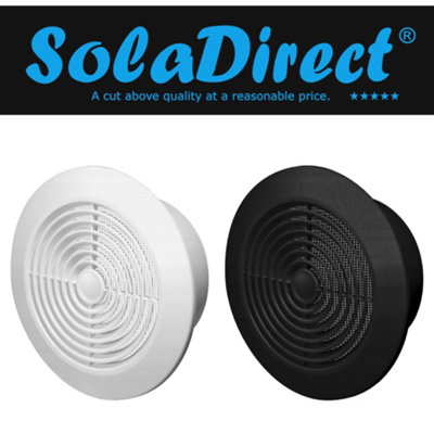5-inch / 125 mm Circular Ceiling Mounted Air Vent Grille Cover, Round ...