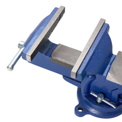 5 Inch Ductile Iron Bench Vice Blue Coated