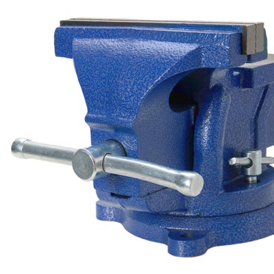 5 Inch Ductile Iron Bench Vice Blue Coated