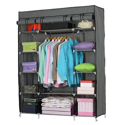 B&q on sale canvas wardrobe