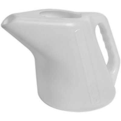 5 Litre Heavy Duty Measuring Jug - Fixed Straight Spout - Oil & Fuel Resistant