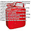 5 Litre Jerry Can - Leak-Proof Bayonet Closure - Fuel Resistant Lining - Red