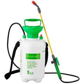 5 Litres Garden Sprayer Pressure Hand Pump Action with Adjustable Nozzle