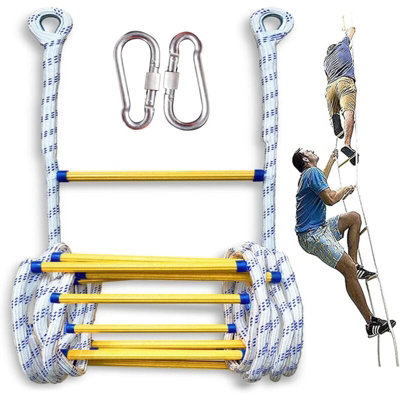 5 m long fire escape rope ladder, robust fire protection ladder with ...