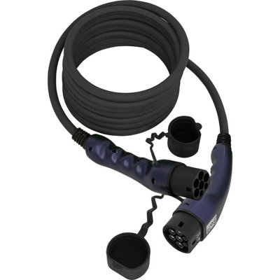 5 Meter Electric Vehicle Charger Cable - Type 2 Compatible with 32A and Storage Case