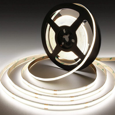 NICEPRICE LED-Streifen Set Warmweiß – 3 M, 12 V, Mit Stecker, Einfach Zu Installieren