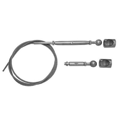 5 Metres Stainless Steel DIY Balustrade Wire Rope System - Ball ...