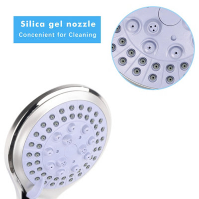 5 Mode Shower Head & Hose Set In Chrome