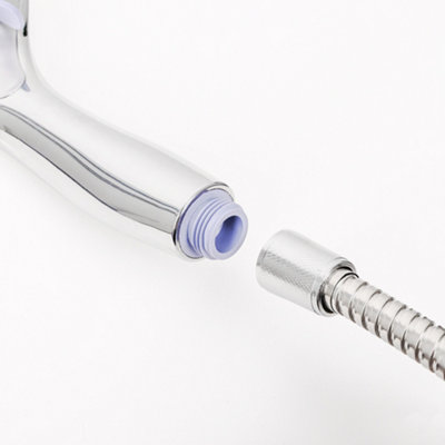 5 Mode Shower Head & Hose Set In Chrome