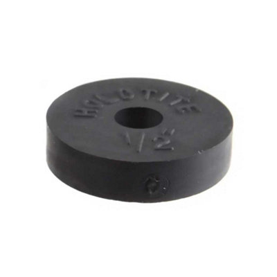 thumbnail image 2 of 1/4" ID Black Rubber Flat Washers, 7 Sizes, 1/16" Or 1/8" Thick, 25 Per Pack, Alltrade Supply Inc 2 of 4