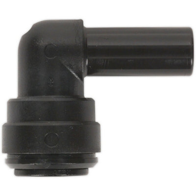 5 PACK 10mm 90 Degree Angled Elbow to STEM Coupling Adapter Pneumatic Pipes DIY at B&Q