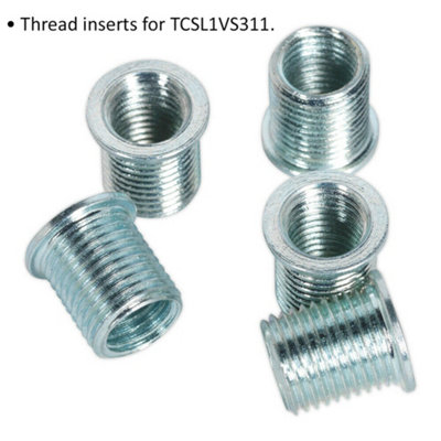 5 PACK 12mm Thread Inserts - M8 x 1mm - Suitable for ys01925 Repair Kit