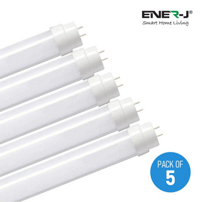 5 Pack 22W LED Tube Light, T8 150cms 6000K Daylight for Home and Office with 2 Years Warranty (Pack of 5 units)