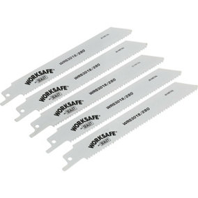 5 PACK 280mm Reciprocating Saw Blade - 10 TPI - Suitable for Iron Steel Pipes