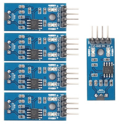 5-Pack 3144E Magnetic Speed Counting Sensor Module 3.3-5V Effect Switch