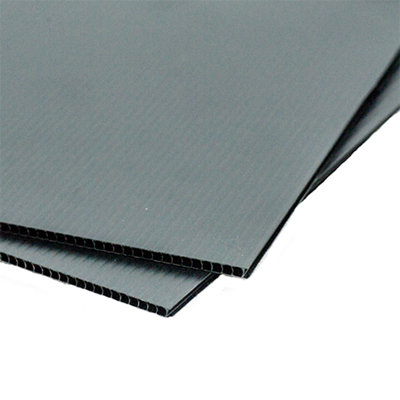 5-PACK CORREX PROTECTION BOARD BLACK 2.4M X 1.2M X 3MM | DIY at B&Q
