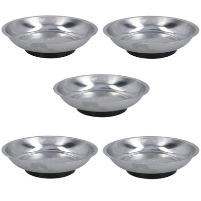 4 100mm Magnetic Parts Tray Dish storage Holder Circular