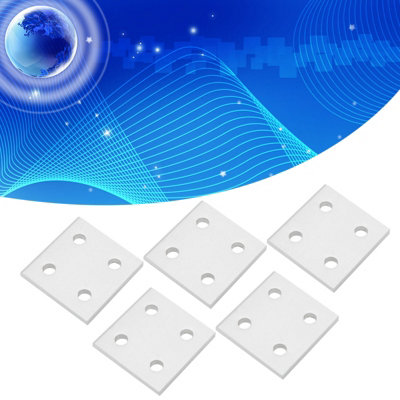 5-Pack of 4-Hole Vertical Connectors for Joining 2040 Aluminum Extrusion Profiles