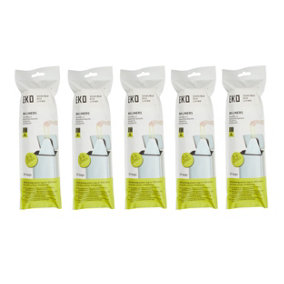 5 Pack of EKO Plastic Bin Liners Size A 3-6L, 30 Bags