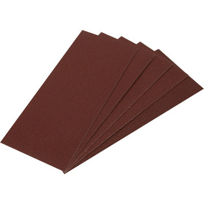 5 PACK Orbital Sanding Sheet - 115 x 280mm - Assorted - Wood Metal Sanding Paper