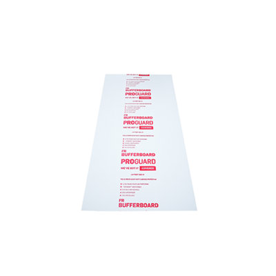 5-PACK PROGUARD FR BUFFERBOARD WHITE 2.4M X 1.2M X 4MM 1250GSM