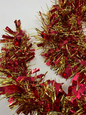 5 Pack Red/Gold 2 Metre Chunky Christmas