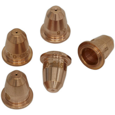 5 PACK Short Low Power Nozzle - Suitable for ys06190 40A Plasma Cutter Inverter