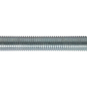 5 PACK Threaded Studding Rod - M16 x 1mm - Grade 8.8 Zinc Plated - DIN 975