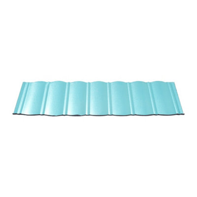5 pcs Grey Coated Asphalt Roof Tiles on Eaves, Bitumen Roofing Shingles 2.4 m²  Coverage