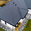 5 Pcs Grey Golan Tile Stone Coated Metal Sheet Roofing Shingles L 1340mm x W 420mm